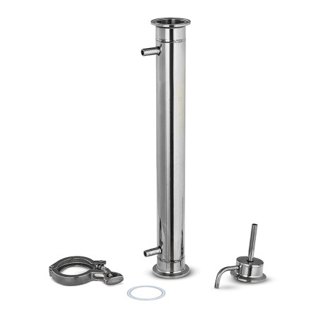 Shell-and-tube cooler "Aroma" with clamp 1,5 inches в Мурманске