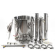 Packed distillation column 50/400/t with CLAMP (3 inches) в Мурманске