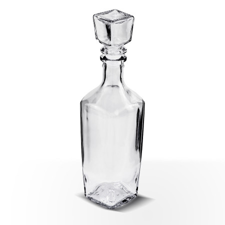 Бутылка (штоф) "Элегант" стеклянная 0,5 литра с пробкой  в Мурманске