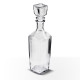 Бутылка (штоф) "Элегант" стеклянная 0,5 литра с пробкой  в Мурманске
