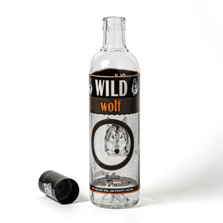 Бутылка сувенирная "Волк" 0,5 литра в Мурманске