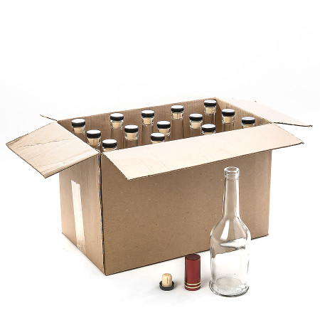 15 bottles of "Cognac" 0.5 l with Camus corks and caps в Мурманске